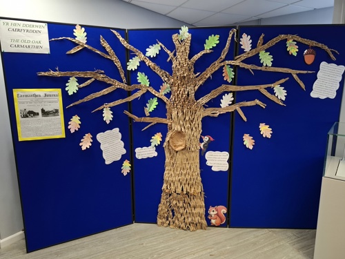 Carmarthen Library tree